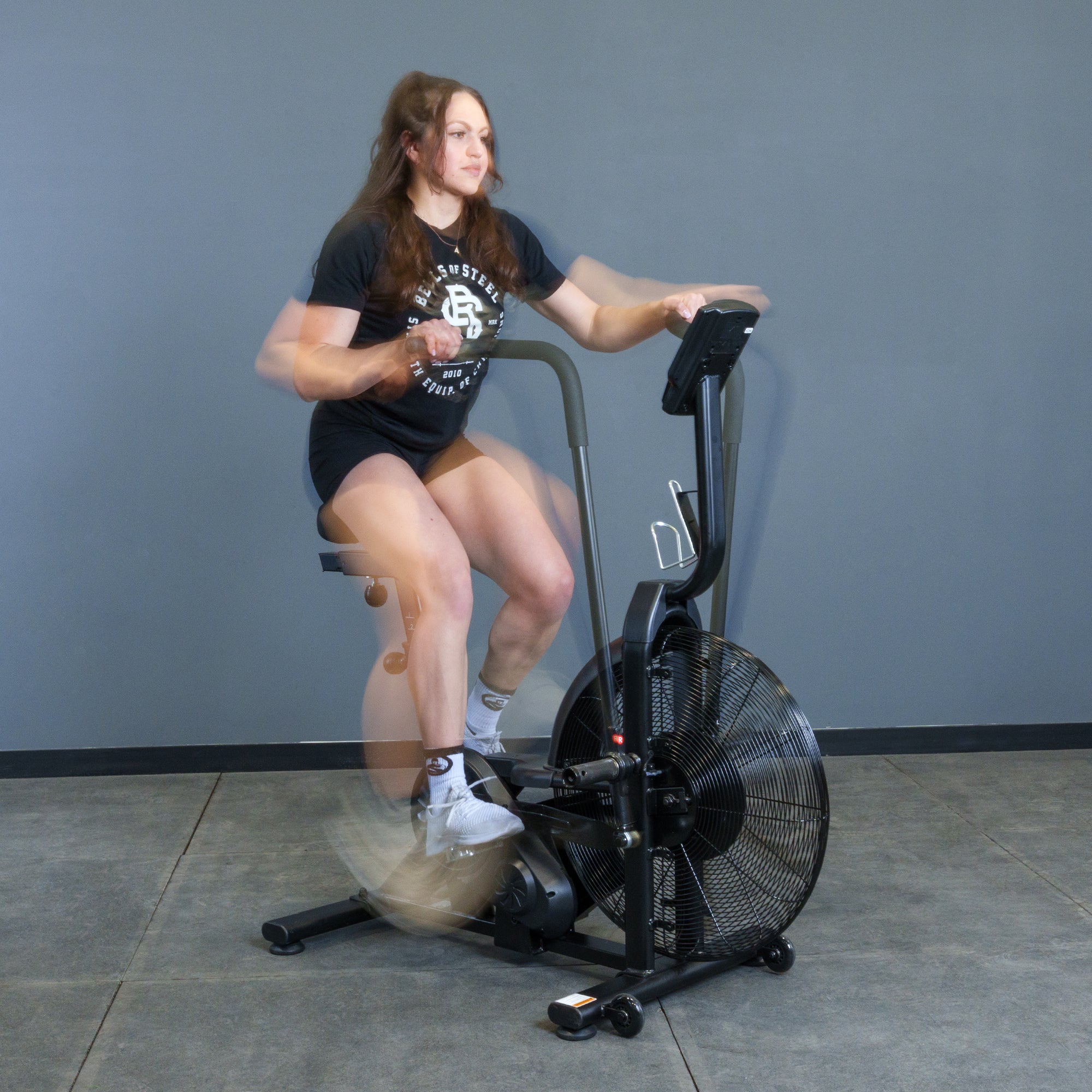 Residential Air Bike with Wind Guard