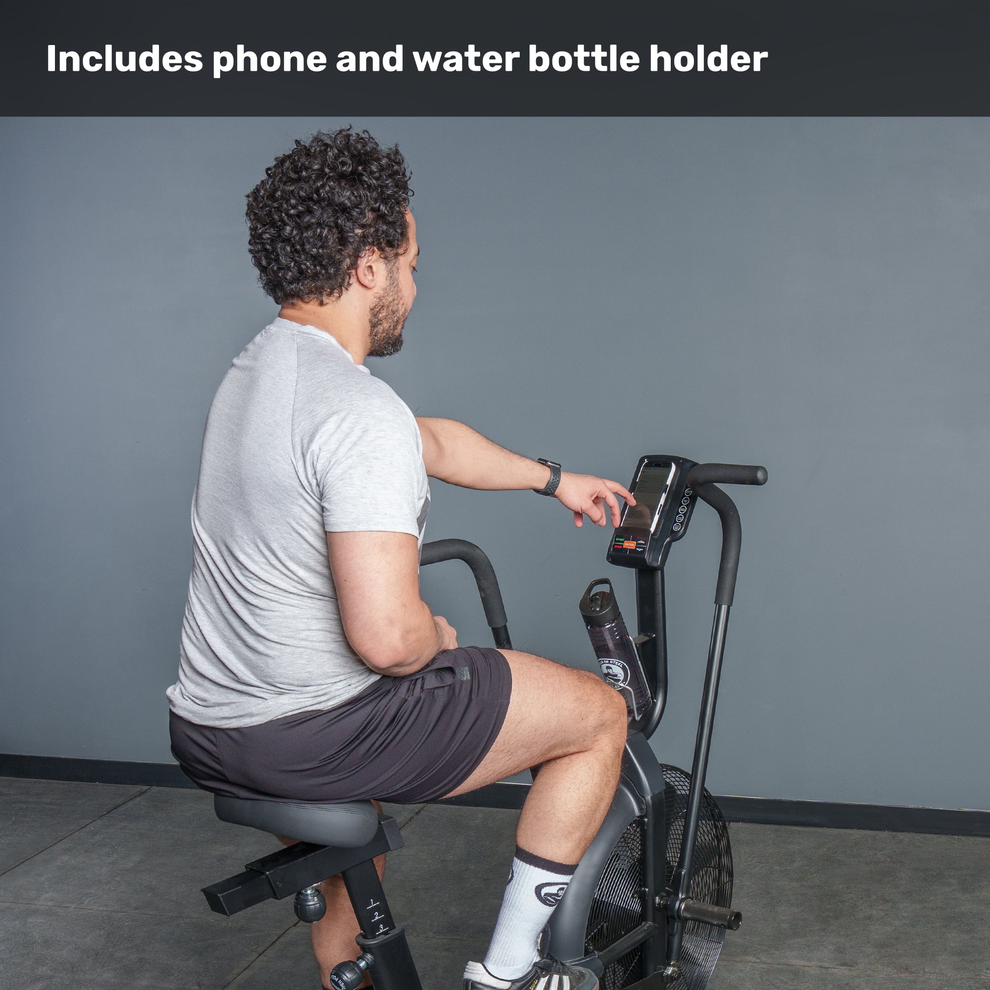 Residential Air Bike with Wind Guard - Image 4