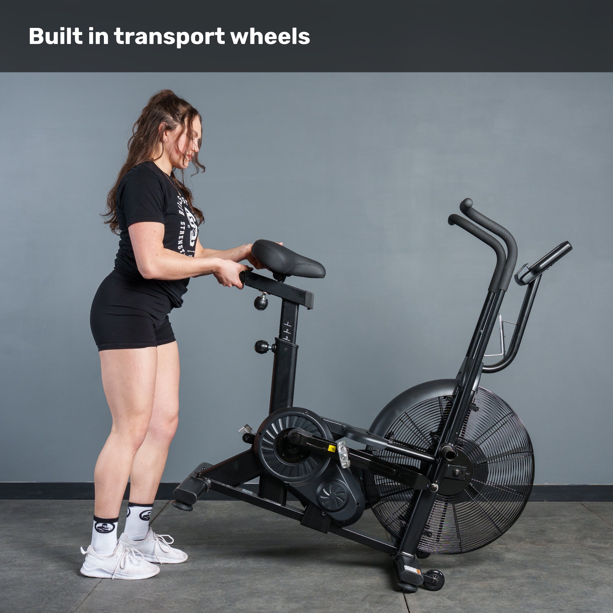 Residential Air Bike with Wind Guard - Image 6