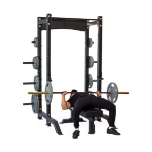 Alternative view of Hydra Collegiate Power Rack - Prebuilt (3" x 3", ⅝" Holes)