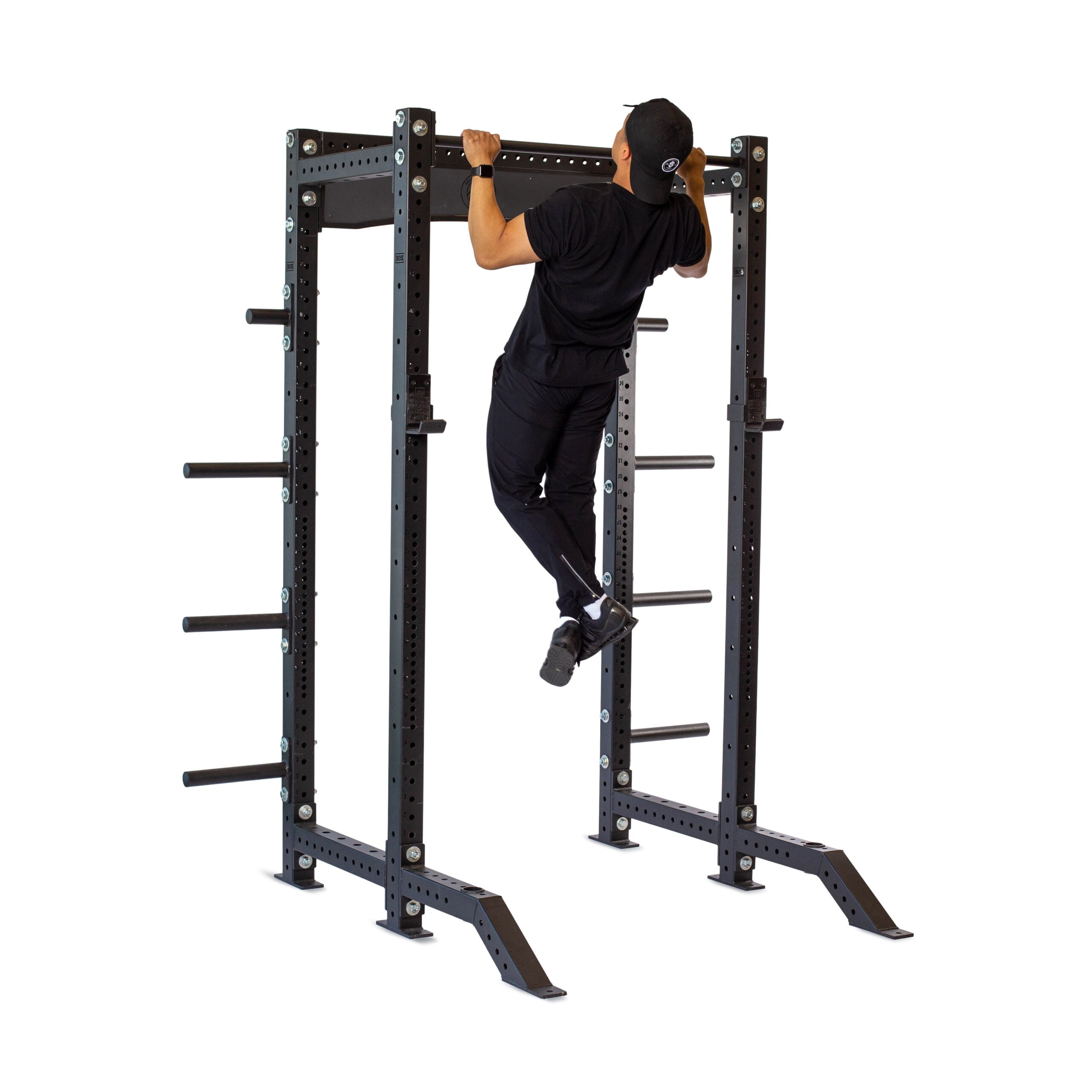 Hydra Collegiate Power Rack - Prebuilt (3" x 3", ⅝" Holes) - Image 4