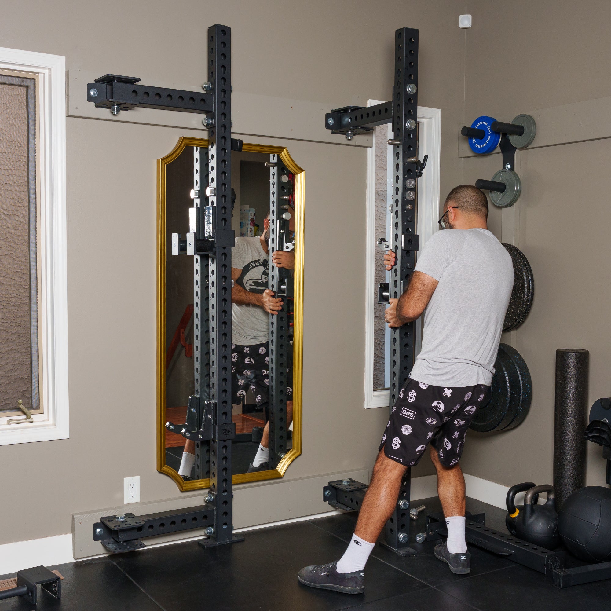 Manticore Folding Half Rack - Prebuilt (3" x 3", 1" Holes) - Image 2