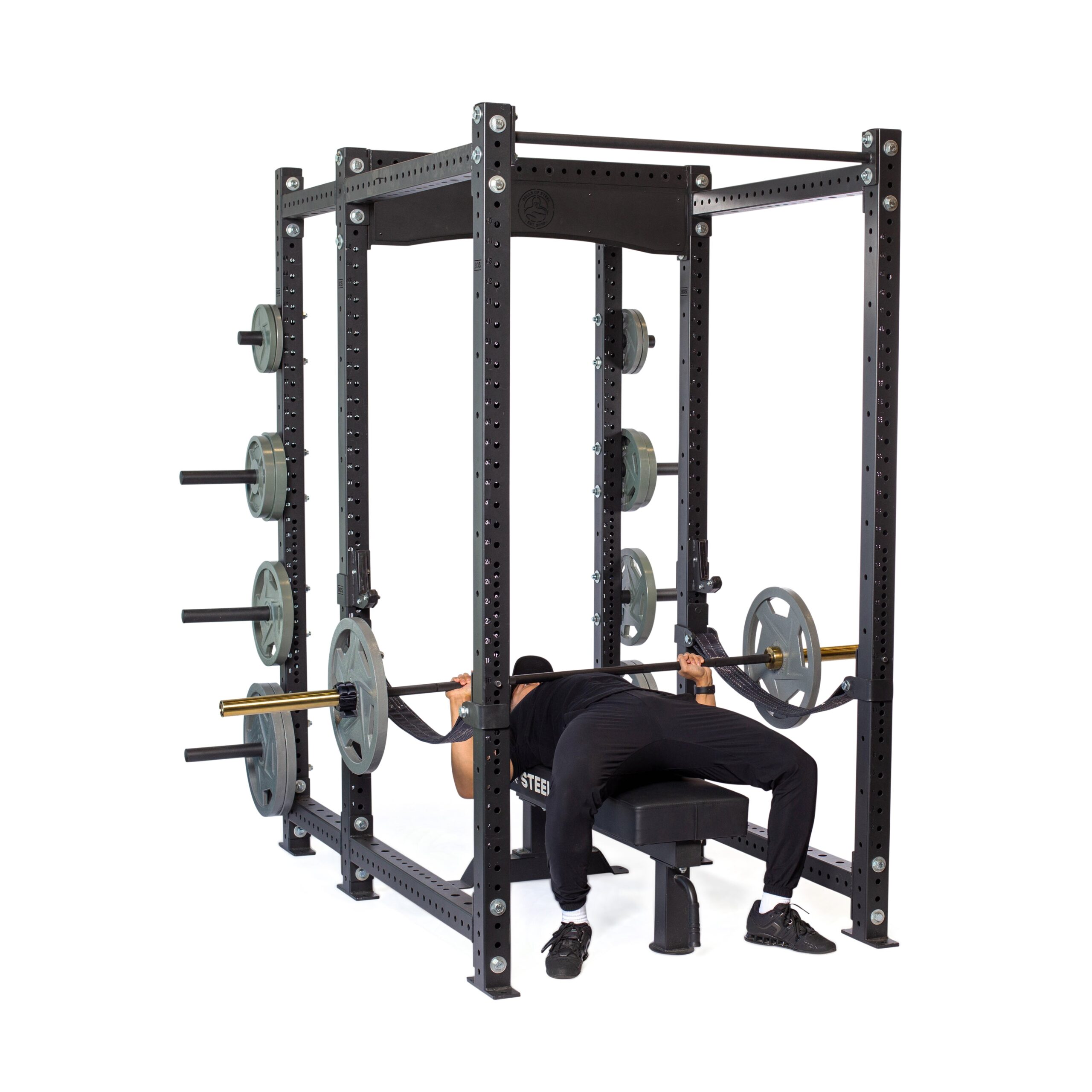 Hydra Six Post Power Rack - Prebuilt (3" x 3", ⅝" Holes) - Image 2