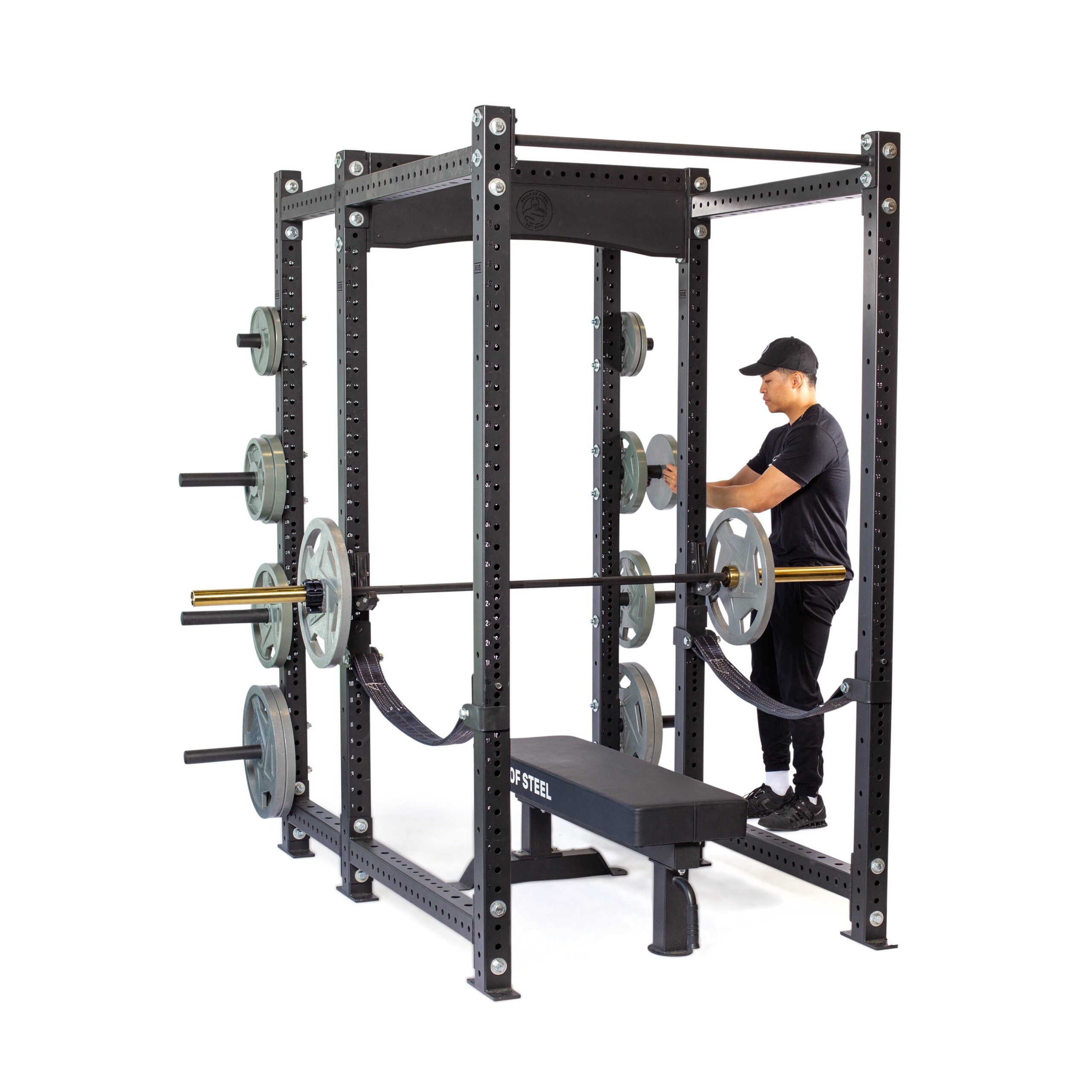 Hydra Six Post Power Rack - Prebuilt (3" x 3", ⅝" Holes) - Image 3