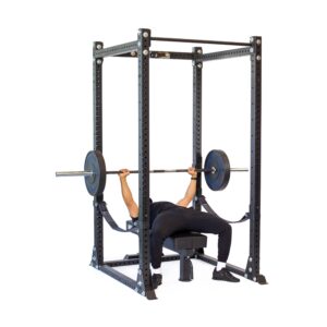 Alternative view of Hydra Flat Foot Power Rack - Prebuilt (3" x 3", ⅝" Holes)